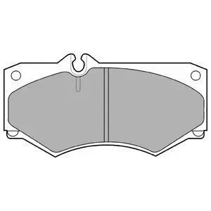 Комплект гальмівних колодок передн, MERCEDES G (W460), G (W461), G (W463), MB (W631), T1 (601), T1 (601, 611), T1 (602), T1 (B601), T1 (B602), T1/TN, T2/L, T2/LN1 VW LT 28-35 I 1.1-6.0 01.68 Delphi LP468 Купити в Україні