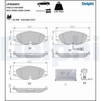 Автозапчасть Delphi LP5006EV