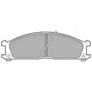 Фото 1 — Колодки гальмівні (передні) Nissan Pathfinder 86-95/Navara I/Pick Up 97- Delphi (LP543) Фото Колодки гальмівні (передні) Nissan Pathfinder 86-95/Navara I/Pick Up 97- Delphi (LP543) зображення 1