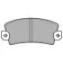 Комплект гальмівних колодок, дискове гальмо LP56