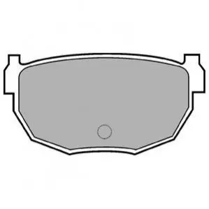 Комплект гальмівних колодок задн, NISSAN 200SX, 300ZX, CEDRIC, PATHFINDER I, SILVIA, SKYLINE 2.0-3.0 01.84-12.03 Delphi LP570 Купити в Україні
