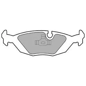 Комплект гальмівних колодок задн, VOLVO 440, 460, 480 SAAB 90, 900 I, 9000 1.6-3.0 09.78-12.98 Delphi LP576 Купити в Україні