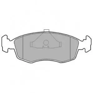 Фото Колодки гальмівні (передні) Ford Escort IV-VI 83-02/Sierra 82-95/Scorpio 85-94/Granada II 77-85 Delphi (LP587) зображення 1