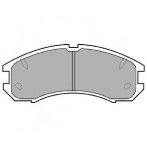 Комплект гальмівних колодок передн, FORD USA PROBE I, PROBE II MAZDA 626 II, 626 III 1.6-3.0 11.82-03.98 Delphi LP595 Купити в Україні