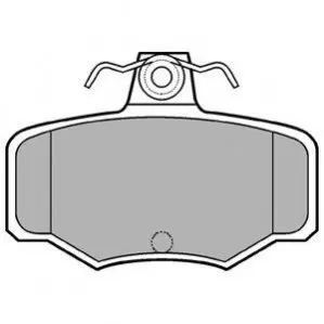 Комплект гальмівних колодок задн, NISSAN ALMERA II, ALMERA TINO, PRIMERA 1.5-2.2D 06.90-11.06 Delphi LP617 Купити в Україні