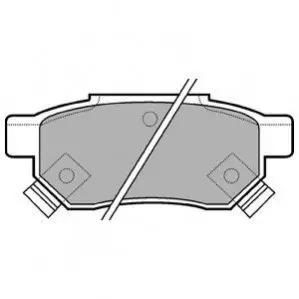 Комплект гальмівних колодок задн, ACURA TSX FORD MAVERICK HONDA ACCORD III, ACCORD VI, ACCORD VII, CITY V, CIVIC IV, CIVIC V, CIVIC VI, CIVIC VII, CONCERTO, CRX II, CRX III 1.1-3.0 10.84 Delphi LP625