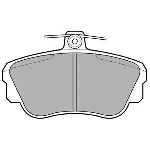 Тормозные колодки Delphi LP639
