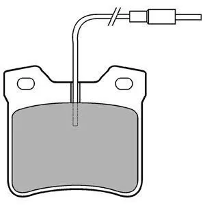 Фото Тормозные колодки Delphi (LP667) изображение 1