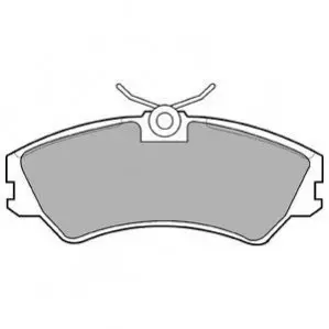 Комплект гальмівних колодок передн, VW CALIFORNIA T4 CAMPER, TRANSPORTER T4 1.8-2.5D 07.90-06.03 Delphi LP668 Купити в Україні
