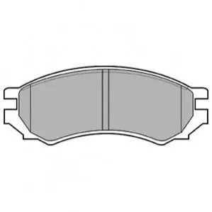 Комплект гальмівних колодок передн, NISSAN NAVARA, PRIMERA, SUNNY III 1.6-2.5D 06.90-10.01 Delphi LP670 Купити в Україні