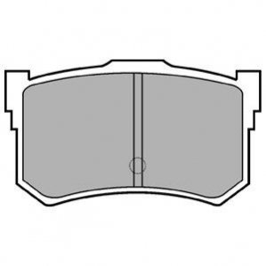 Тормозные колодки, дисковый тормоз.) Delphi LP678