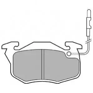 Комплект гальмівних колодок передн, CITROEN AX, C15, SAXO, ZX PEUGEOT 106 I, 106 II, 205, 306, 405 I, 405 II RENAULT 19 II, 19 II CHAMADE, CLIO I, CLIO II 1.0-Electric 10.84-12.05 Delphi LP696 Купити в Україні