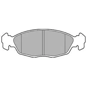 Комплект гальмівних колодок передн, CHEVROLET CORSA, LANOS, TIGRA DAEWOO CIELO, LANOS, LEMANS, NEXIA JAGUAR XJ OPEL ASTRA F, ASTRA F CLASSIC, ASTRA F/KOMBI, COMBO/MINIVAN 1.0-4.0 09.82 Delphi LP702 Купити в Україні