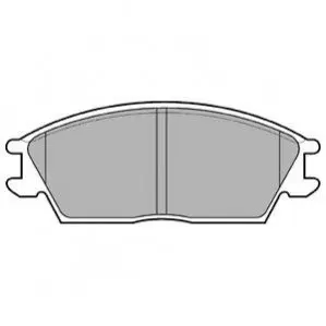 Комплект гальмівних колодок передн, HYUNDAI ACCENT, ACCENT I, ACCENT II, GETZ, LANTRA I, LANTRA II, PONY, PONY / EXCEL, S 1.1-1.6 10.85-12.10 Delphi LP704 Купити в Україні