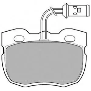 Фото Комплект гальмівних колодок, дискове гальмо Delphi (LP730) зображення 1