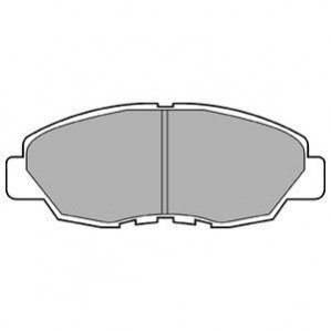 Гальмівні колодки, дискове гальмо (набір) Delphi LP734
