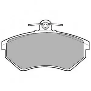 Комплект гальмівних колодок передн, AUDI 80 B4, A4 B5 SEAT AROSA, CORDOBA, CORDOBA VARIO, IBIZA II, INCA, TOLEDO I VW CADDY II, CADDY III, CADDY II/MINIVAN, CADDY/MINIVAN 1.0-2.8 08.83-06.09 Delphi LP770 Купити в Україні