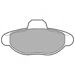 Фото Комплект гальмівних колодок, дискове гальмо Delphi (LP771) зображення 1