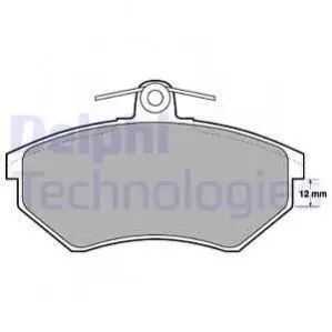 Тормозные колодки, дисковый тормоз.) Delphi LP778 Купить в Украине