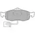 Комплект гальмівних колодок передн, FORD COUGAR, MONDEO I, MONDEO II, SCORPIO I, SCORPIO II 1.6-2.9 09.86-12.01 Delphi (LP781) зображення 1