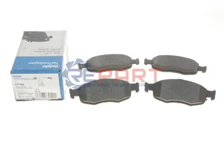 Колодки гальмівні (передні) Ford Mondeo I/II 93-00/Scorpio I/II 85-98 Delphi LP782 Купити в Україні