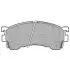 Фото Комплект гальмівних колодок передн, FORD USA PROBE II MAZDA 323 F VI, 323 S VI, 626 IV, 626 V, MX-6, PREMACY, XEDOS 6 1.6-2.5 08.91-03.05 Delphi (LP801) зображення 1