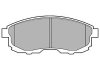 Гальмівні колодки, дискове гальмо (набір) - Delphi LP812 (D10601KA1A, 410602Y990, 4106040U90)