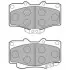 Колодки гальмівні (передні) Toyota Land Cruiser 90 96-02/VW Taro 2.4D 89-97 LP854