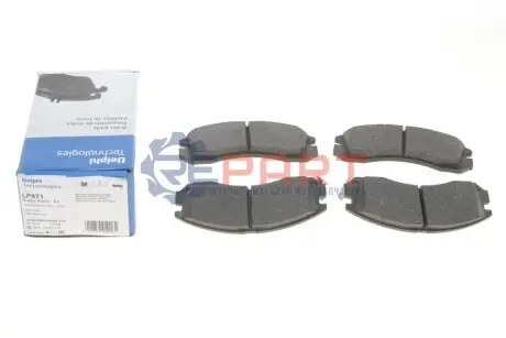 Колодки гальмівні (передні) Citroen C-Crosser 07-/Mitsubishi Outlander/Pajero 98-/Lancer/L400 94-03 Delphi LP871 Купити в Україні