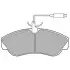 Комплект гальмівних колодок, дискове гальмо LP878