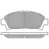 Комплект гальмівних колодок передн, TOYOTA AVENSIS, CALDINA, CARINA E VI, CELICA, MR2 II 1.6-2.0D 12.89-02.03 Delphi (LP940) зображення 1