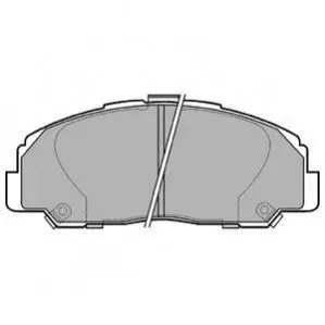 Комплект гальмівних колодок передн, DAIHATSU FEROZA, ROCKY, RUGGER 1.6/2.0/2.8D 04.84-12.99 Delphi LP944 Купити в Україні