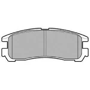 Колодки гальмівні (задні) Mitsubishi Lancer V-VII 94-13/Galant VII 92-96/Space Wagon 98-04 Delphi LP955 Купити в Україні