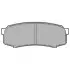 Фото Комплект гальмівних колодок задн, LEXUS GX MITSUBISHI PAJERO IV TOYOTA 4 RUNNER IV, 4 RUNNER V, COROLLA, FJ CRUISER, LAND CRUISER, LAND CRUISER 100, LAND CRUISER 80 1.4-4.7 11.84 Delphi (LP963) зображення 1