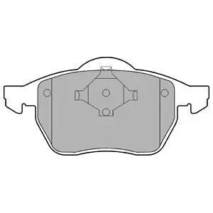 Комплект гальмівних колодок передн, AUDI 100 C3, 100 C4, 80 B4, A3, A4 B5, A6 C4 FORD GALAXY I, GALAXY MK I SEAT ALHAMBRA, IBIZA III, TOLEDO II SKODA OCTAVIA I VW BORA 1.6-3.2 10.86-12.10 Delphi LP978 Купити в Україні