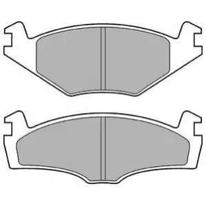 Комплект гальмівних колодок передн, SEAT CORDOBA, CORDOBA VARIO, IBIZA II SKODA FELICIA I, FELICIA II VW POLO, POLO CLASSIC, POLO II, POLO III, POLO III CLASSIC 1.0-1.9D 10.81-12.02 Delphi LP979 Купити в Україні