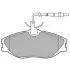 Фото Комплект гальмівних колодок передн, CITROEN XSARA, ZX PEUGEOT 306, 406, 607 1.6-3.0 05.93-07.11 Delphi (LP986) зображення 1