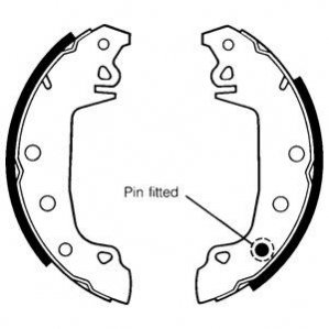 Барабанные(тормозные) колодки Delphi LS1142