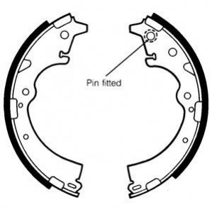 Барабанні(тормозні) колодки Delphi LS1357
