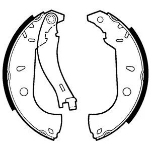 Гальмівна колодка ALFA ROMEO 145, 146 FIAT DUNA, ELBA, FIORINO, MAREA, PALIO, PENNY, SIENA, STRADA, TEMPRA, TIPO, UNO 1.1-2.0 01.86- Delphi LS1379