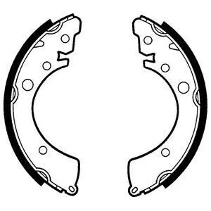 Гальмівна колодка HONDA ACCORD I, ACCORD II, ACCORD III, CIVIC V, CIVIC VI, CIVIC VII, HR-V 1.4-2.0 01.78 Delphi LS1417
