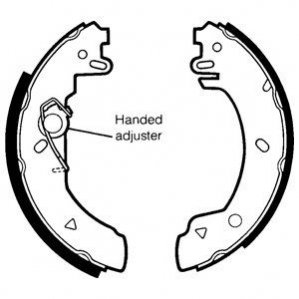 Барабанные(тормозные) колодки Delphi LS1436