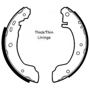 Гальмівна колодка NISSAN PRIMERA 1.6/2.0/2.0D 06.90-06.96 Delphi LS1620 Купити в Україні