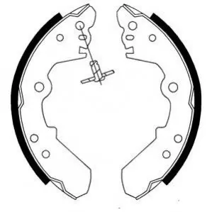 Фото Комплект гальмівних колодок Delphi (LS1687) зображення 1