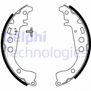 Гальмівні колодки, барабанні Delphi LS1854