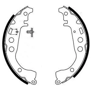 Гальмівна колодка SUBARU JUSTY IV TOYOTA ALLION I, BB I, CELICA, COROLLA, IQ, IST, OPA, PORTE I, PREMIO, PRIUS, RAUM, WILL CYPHA I, YARIS, YARIS VERSO 1.0-1.8 04.99 Delphi LS1854