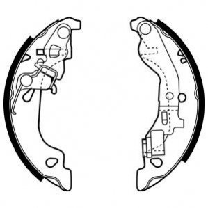 Барабанні(тормозні) колодки Delphi LS1858