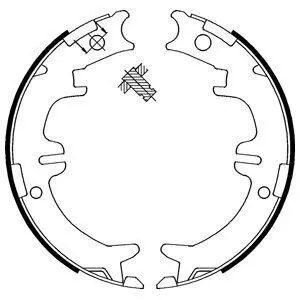 Гальмівна колодка LEXUS GS, IS I, IS SPORTCROSS, LS, RX, SC MITSUBISHI PAJERO SPORT III TOYOTA ALPHARD I, ALTEZZA, ALTEZZA GITA, AVENSIS VERSO, CROWN, GRANVIA, HARRIER 1.8-4.3 01.90 Delphi LS1892