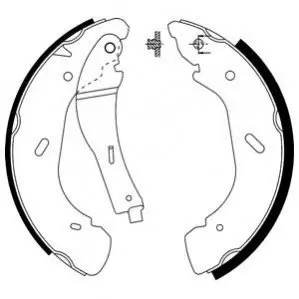Гальмівна колодка FORD TRANSIT, TRANSIT TOURNEO 2.0D-3.2D 01.00-12.14 Delphi LS1914