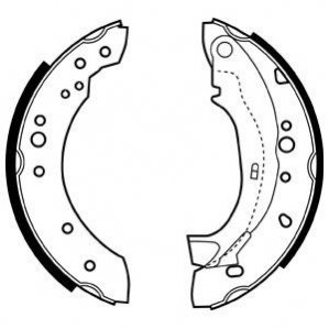 Барабанні(тормозні) колодки Delphi LS1921